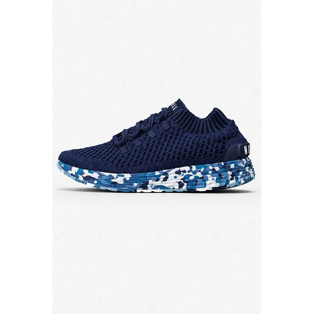 NOBULL‎ Mesh Runner Navy Blue Camo Training Shoes Womens 8 Mens 6.5